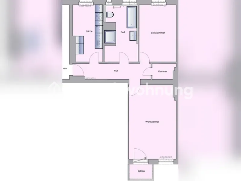 Tauschwohnung: Schöne 2,5-Zimmer-Wohnung in Tempelhof gegen 2 Zimmer — photo 1
